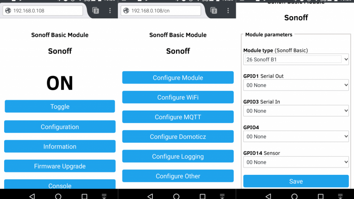 sonoff tasmota google assistant