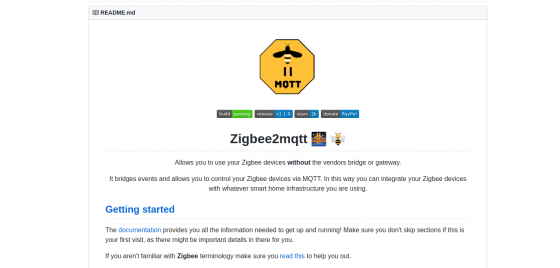 Zigbee2mqtt se actualiza a la versión 1.1.0 con numerosos cambios