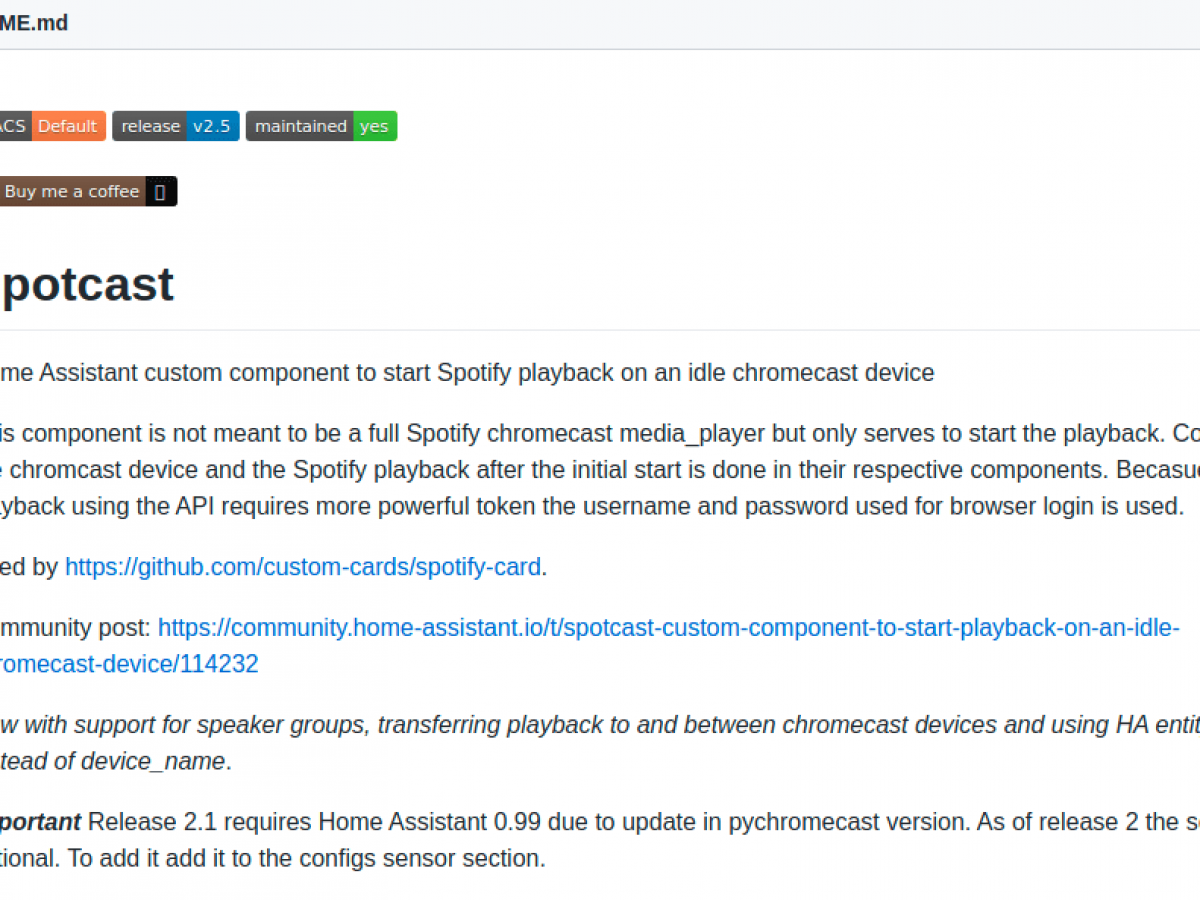 home assistant chromecast